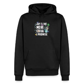 Just One More Coral Aquaristik Salzwasser Fische - Männer Premium Bio Hoodie - Schwarz - Vorne - Nico (187cm)