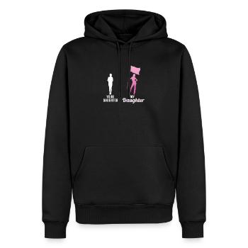 Your Daughter My Daughter Funny Color Guard Corps - Sweat à capuche Premium bio Homme - noir - Devant - Nico (187cm)