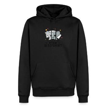Pyjama officiel Koala drôle - Sweat à capuche Premium bio Homme - noir - Devant - Nico (187cm)