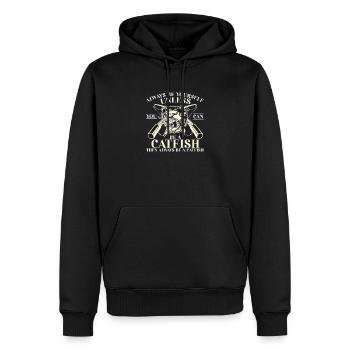 Sei immer du selbst, es sei denn, du kannst ein - Männer Premium Bio Hoodie - Schwarz - Vorne - Nico (187cm)