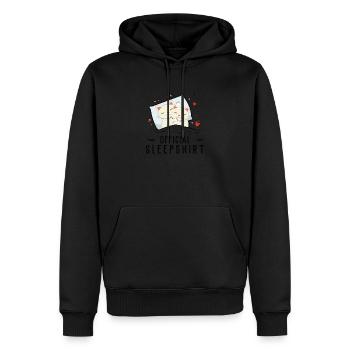 Offizielles Schlafanzug Katzen lustig - Männer Premium Bio Hoodie - Schwarz - Vorne - Nico (187cm)