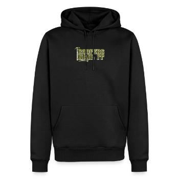 Construction amusante pour toiture de couvreur - Sweat à capuche Premium bio Homme - noir - Devant - Nico (187cm)