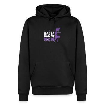Danse salsa maman drôle danseuse de salsa danse - Sweat à capuche Premium bio Homme - noir - Devant - Nico (187cm)