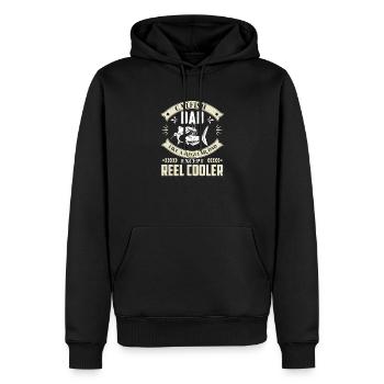 Lustiger Welsangel-Humor für Angler, Vater, - Männer Premium Bio Hoodie - Schwarz - Vorne - Nico (187cm)