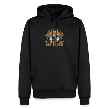Sloth Cycling Team Funny Sloth Mode For A Slow - Men’s Premium Organic Hoodie - black - Front - Nico (187cm)