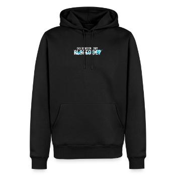 Quelqu'un a-t-il dit algicide ? Service drôle de - Sweat à capuche Premium bio Homme - noir - Devant - Nico (187cm)