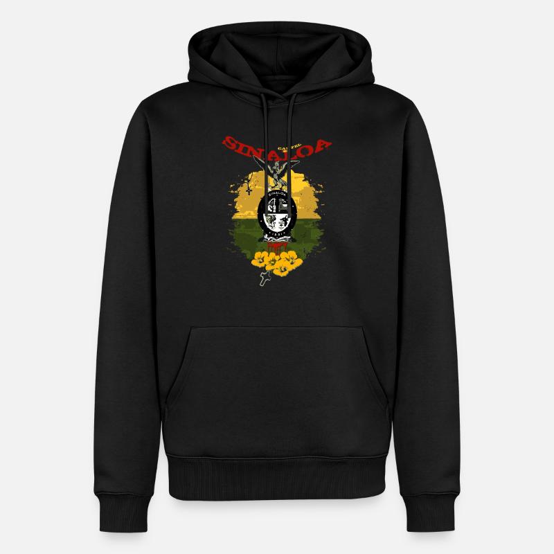 Sinaloa Mexico - Männer Premium Bio Hoodie - Schwarz