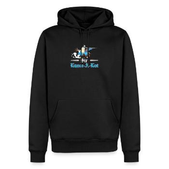 Sir Lance-A-Lot Lustiges Ritterspiel Lance Buhurt - Männer Premium Bio Hoodie - Schwarz - Vorne - Nico (187cm)