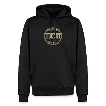 Bester Hubert Der Welt Lustiges Männer Namen - Männer Premium Bio Hoodie - Schwarz - Vorne - Nico (187cm)