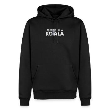 Pretend I'm A Koala Bear Awesome Animal Humor For - Men’s Premium Organic Hoodie - black - Front - Nico (187cm)
