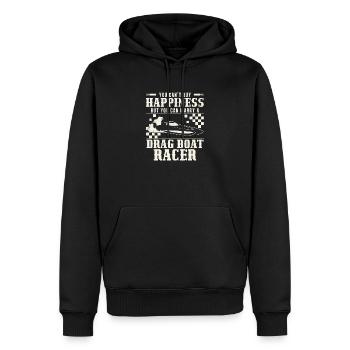Vous ne pouvez pas acheter le bonheur mais vous - Sweat à capuche Premium bio Homme - noir - Devant - Nico (187cm)