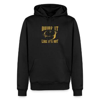 Dump It Rétro Vintage Gumbo Pot pour Cajun Food - Sweat à capuche Premium bio Homme - noir - Devant - Nico (187cm)