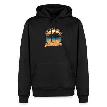 You Had Me At Vintage Vintage Retro Sauce Tomate - Sweat à capuche Premium bio Homme - noir - Devant - Nico (187cm)