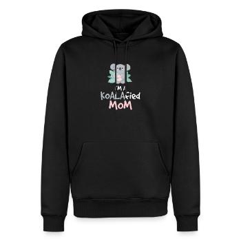 Funny Koalafied Mom Sarcasm A Koala Bear Animal - Sweat à capuche Premium bio Homme - noir - Devant - Nico (187cm)