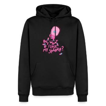 what if i lose my sparkle Spruch mental health - Männer Premium Bio Hoodie - Schwarz - Vorne - Nico (187cm)