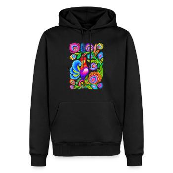 Schweden Schweden Schweden Skandinavien Reisekunst Kunst - Männer Premium Bio Hoodie - Schwarz - Vorne - Nico (187cm)