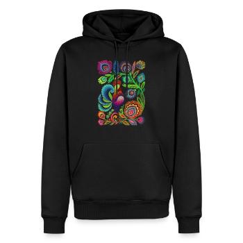 Schweden Schweden Schweden Skandinavien Reisekunst Kunst - Männer Premium Bio Hoodie - Schwarz - Vorne - Nico (187cm)