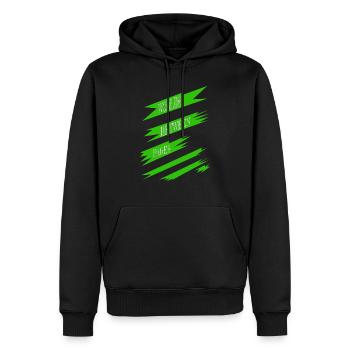 escaping reality gift fun reading present - Männer Premium Bio Hoodie - Schwarz - Vorne - Nico (187cm)