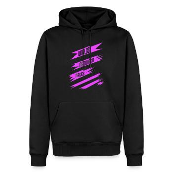 Bday Fun Funny Book Lovers Funny Sayings - Men’s Premium Organic Hoodie - black - Front - Nico (187cm)