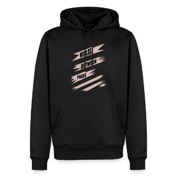 Recommandations de livres Lecture de littérature classique - Sweat à capuche Premium bio Homme - noir - Devant - Nico (187cm)