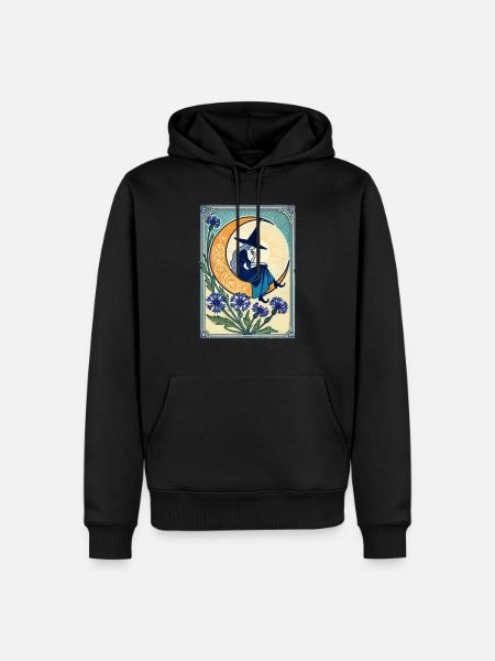 Blue Witch - Men’s Premium Organic Hoodie - black