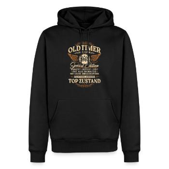Oldtimer Baujahr 1967 Jahrgang Geburtstag Geschenk - Männer Premium Bio Hoodie - Schwarz - Vorne - Nico (187cm)