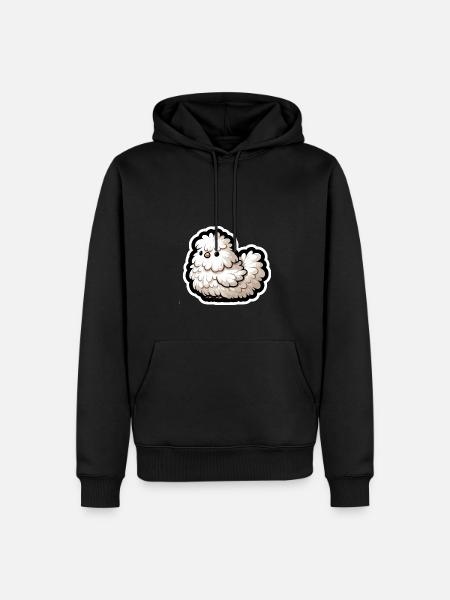 Silkie Chicken Fluffy Chicken Silkies - Men’s Premium Organic Hoodie - black