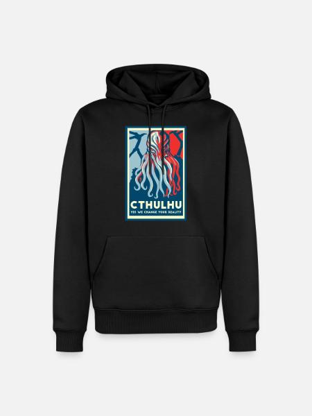 Cthulhu USA Amerika - Männer Premium Bio Hoodie - Schwarz