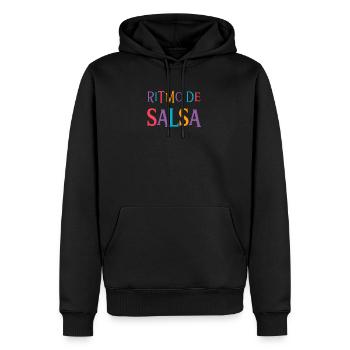 Salsa Rhythm Salsa Dance T-Shirt - Männer Premium Bio Hoodie - Schwarz - Vorne - Nico (187cm)
