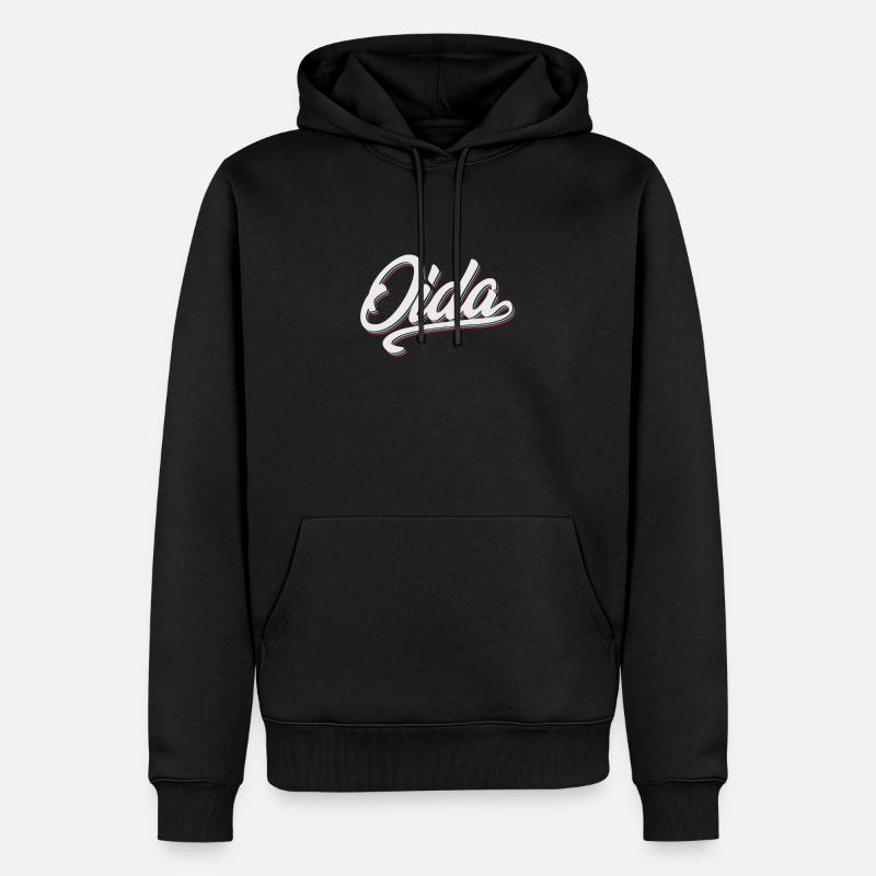 Dialecte viennois Oida - Sweat à capuche Premium bio Homme - noir