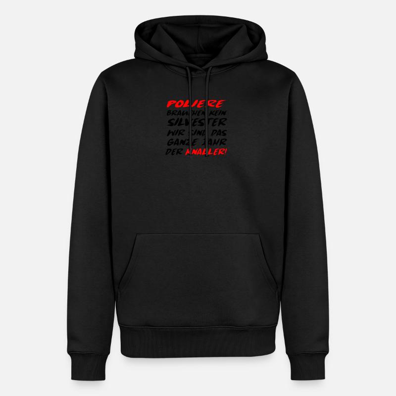 Polier Baustelle Geschenkidee - Männer Premium Bio Hoodie - undefined