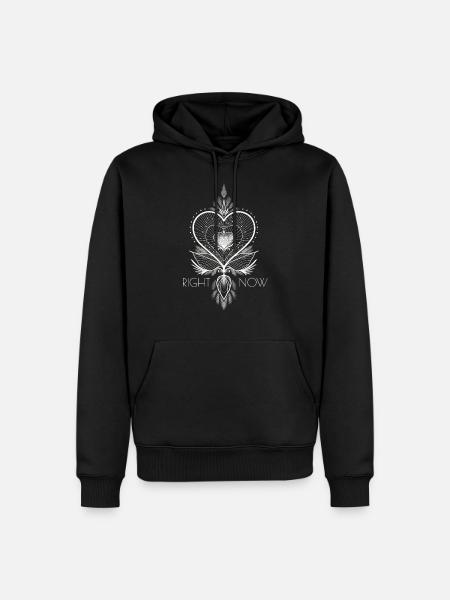 RIGHT NOW - Men’s Premium Organic Hoodie - black