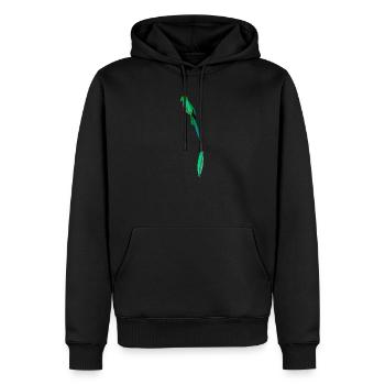 Guatemala Quetzal Chapin Guate Antigua Tikal Maya - Sweat à capuche Premium bio Homme - noir - Devant - Nico (187cm)