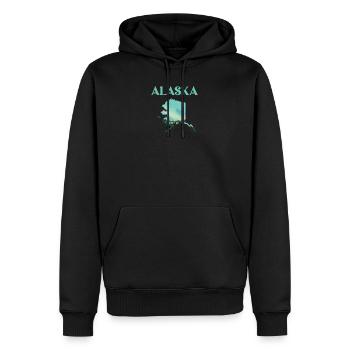 Aménagement paysager de l'Alaska pour les amoureux de l'Alaska - Sweat à capuche Premium bio Homme - noir - Devant - Nico (187cm)