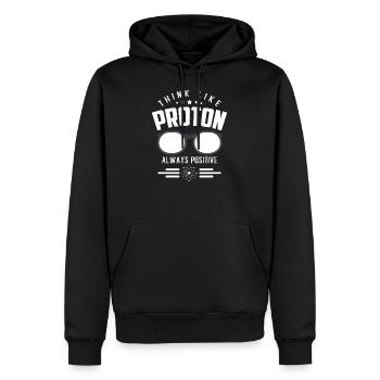chimie - Sweat à capuche Premium bio Homme - noir - Devant - Nico (187cm)