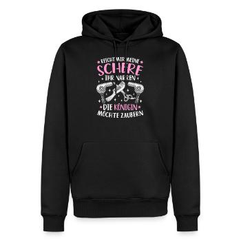 Friseur Friseurin Frisörin Frisör Friseuse Haare - Männer Premium Bio Hoodie - Schwarz - Vorne - Nico (187cm)