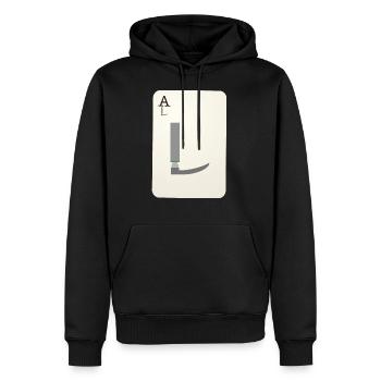 Anesthesiologist Playing Card Doctors Ambulance Service - Men’s Premium Organic Hoodie - black - Front - Nico (187cm)