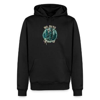 Waldweg Heizer - Männer Premium Bio Hoodie - Schwarz - Vorne - Nico (187cm)