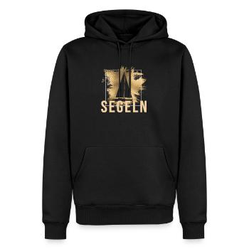 Segeln - Männer Premium Bio Hoodie - Schwarz - Vorne - Nico (187cm)
