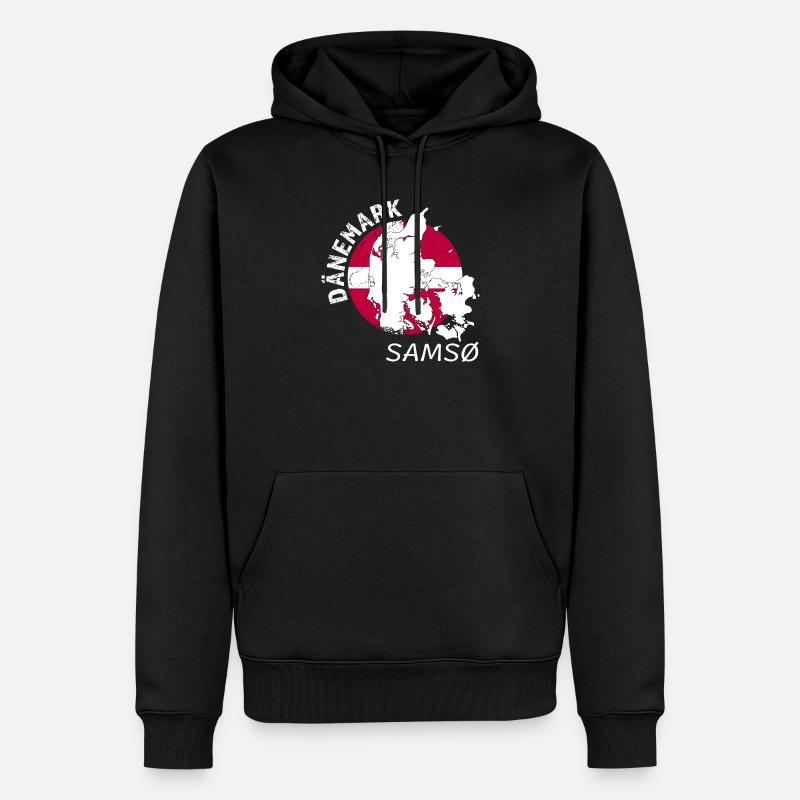 Samso - Sweat à capuche Premium bio Homme - noir