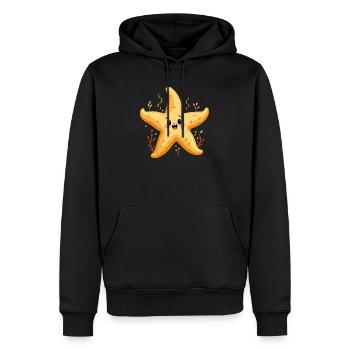 Seestern Kostüm Meerestier unter Wasser Sommer - Männer Premium Bio Hoodie - Schwarz - Vorne - Nico (187cm)