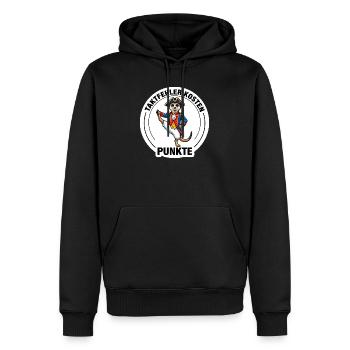 Gardetanz Erdmännchen Punkte Shirt - Männer Premium Bio Hoodie - Schwarz - Vorne - Nico (187cm)