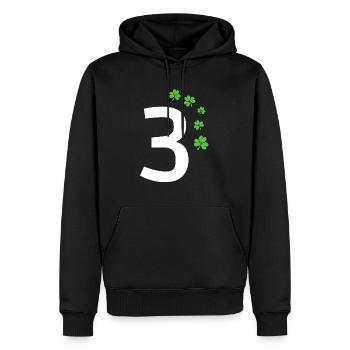 3 - Sweat à capuche Premium bio Homme - noir - Devant - Nico (187cm)