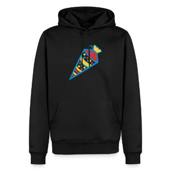 School cone - Men’s Premium Organic Hoodie - black - Front - Nico (187cm)