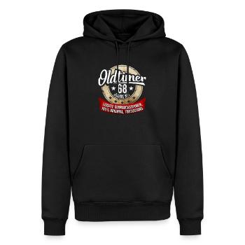 Zum 68. Geburtstag! - Männer Premium Bio Hoodie - Schwarz - Vorne - Nico (187cm)