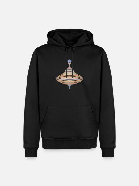 Jupiter - Sweat à capuche Premium bio Homme - noir