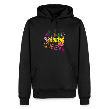 Confetti Dancing Queens - Men’s Premium Organic Hoodie - black - Front - Nico (187cm)