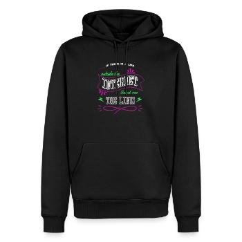 computer science humor funny quote present - Männer Premium Bio Hoodie - Schwarz - Vorne - Nico (187cm)