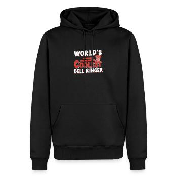 Awesome Bell Ringing Hobby For A Campanologist - Men’s Premium Organic Hoodie - black - Front - Nico (187cm)