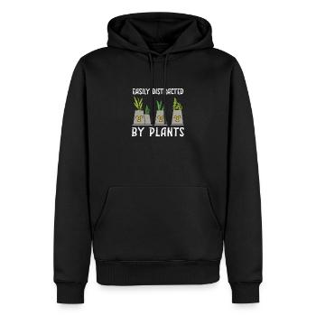 Nuklearingenieur lässt sich leicht von der - Männer Premium Bio Hoodie - Schwarz - Vorne - Nico (187cm)
